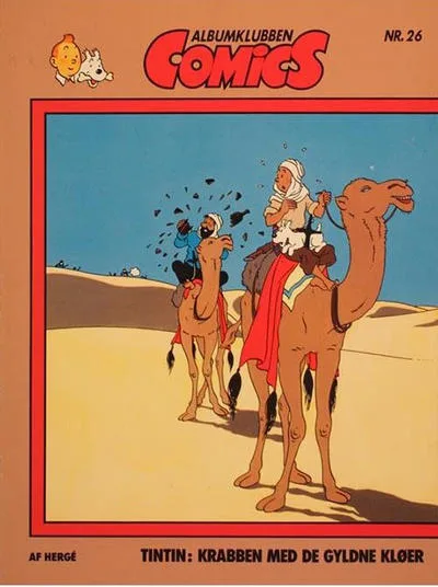 Cover of Tintin: Krabben med de Gyldne Kloer
