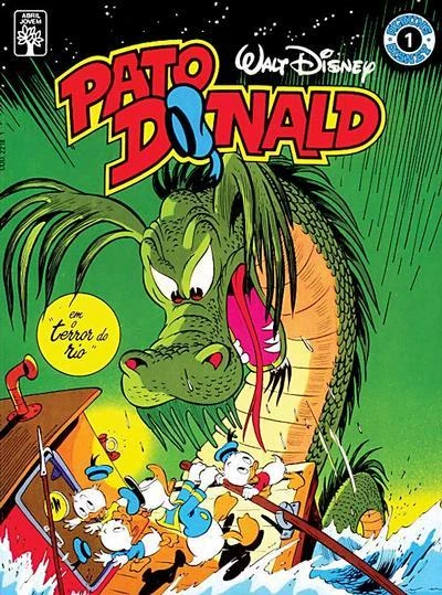 Cover of Pato Donald em o "terror do rio"
