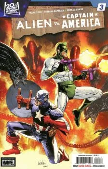 Cover of Alien vs. Captain America #3