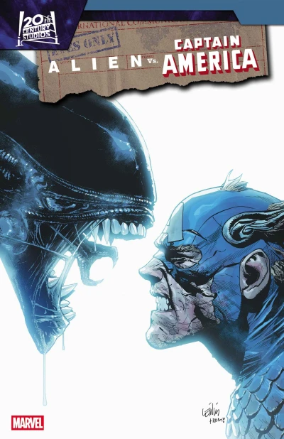 Cover of Alien vs. Captain America #4