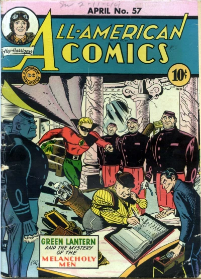 Cover of Green Lantern and the Mystery of the Melancholy Men