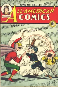 Green Lantern in "The Mystery of Marvelous Mervyn"