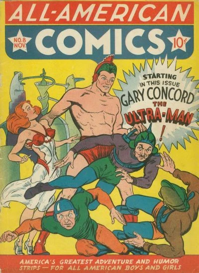 Cover of Gary Concord, the Ultra-Man: "Origin, Part 1"