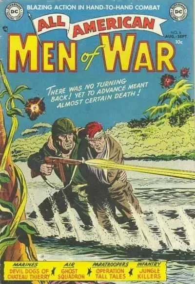 Cover of Jungle Killers!; Operation Tall Tales; Devil Dogs of Chateau Thierry!; Three For Danger!; Ghost Squadron