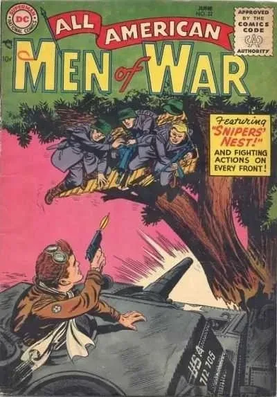 Cover of Sniper's Nest!; Booby-Trap Buddies!; Human Artillery!; Mark of the Sailor; Man Behind the Flintlock!
