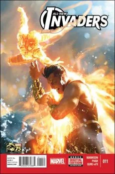 Cover of Death-Locked!, Part 4: The Torch vs. Namor (and Toro)