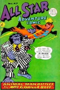 Animal Man Battles the Mod Gorilla Boss