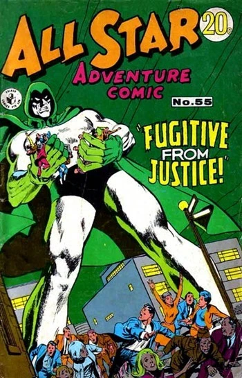 Cover of Fugitive from Justice!