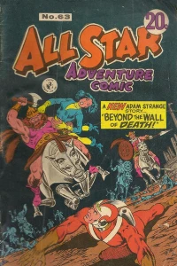 Adam Strange "Beyond the Wall of Death!"