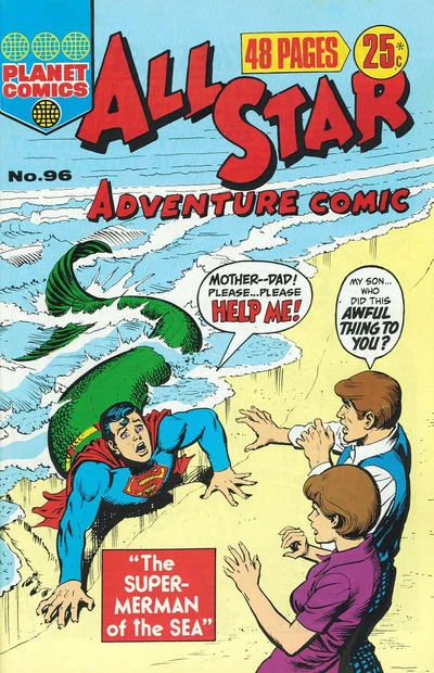 Cover of The Super-Merman of the Sea