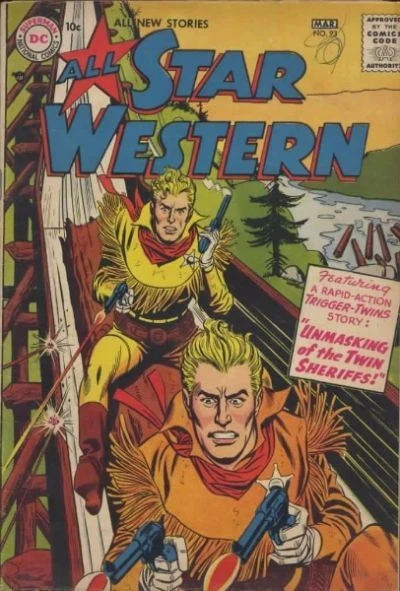 Cover of Trigger Twins: "The Unmasking of the Twin Sheriffs"