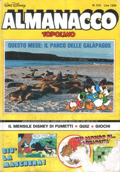 Cover of Questo mese: il parco delle Galapagos