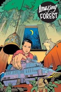 Tank; Wolf Mother; Ronnie the Robot; Bird Watcher