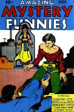 In This Issue FLOATING CITY, DEVILS of the DEEP, SKYROCKET STEELE-and many more