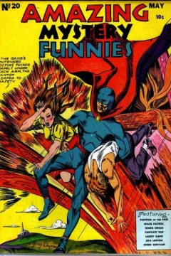 The Gang's Intended Victims Tucked Safely Under each Arm, The Fantom Leaped To Safety!