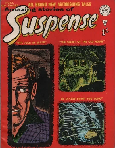 Cover of The man in Black ; The Secret of the Old House ; He Stayed Down too Long