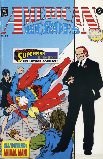 Cover of Superman the Man of Steel: Lex Luthor Colpisce
