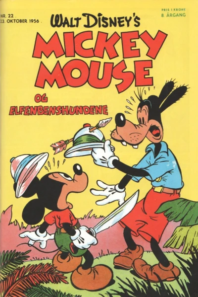 Cover of Mickey Mouse og Elfenbenshundene