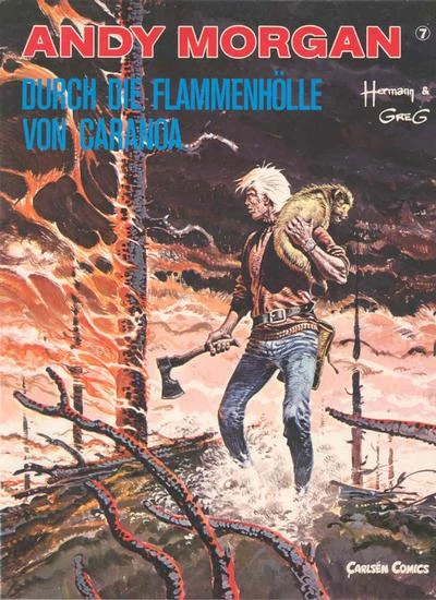 Cover of Durch die Flammenhölle von Caranoa