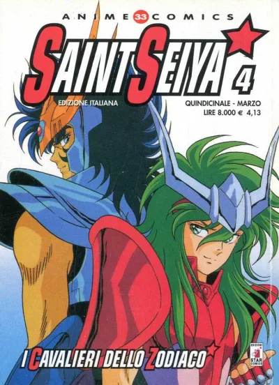 Cover of Saint Seiya: I cavalieri dello zodiaco 4