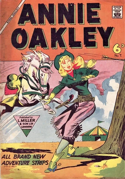Cover of Annie Oakley and the Black Knight