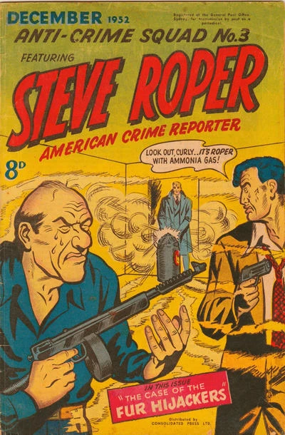 Cover of Steve Roper: The Case of the Fur Hijackers