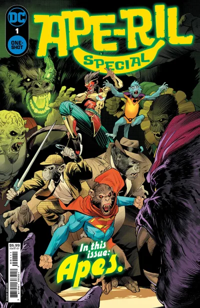 Cover of Plan of the Apes (or Rise of, Battle for, and Eventual Conquest of the Legion of D(oo-oo-ah-ah)m); Detour; Call to Arms