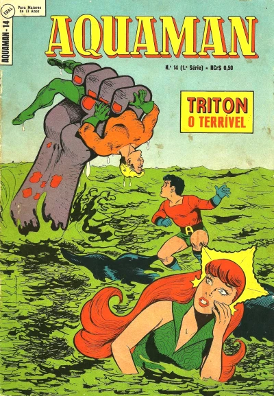 Cover of Triton, O terrível; Os quebra-cabeças do perigo
