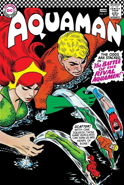 Cover of The Battle of the Rival Aquamen!
