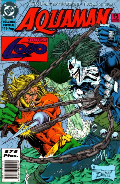 Cover of Aquaman contra Lobo