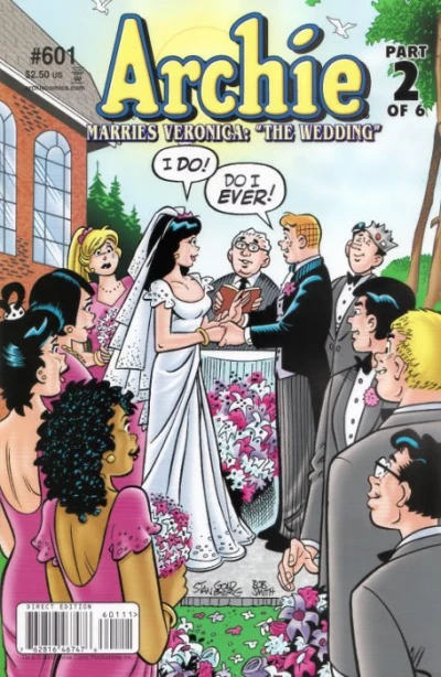 Cover of Archie Marries Veronica, Part 2: The Wedding