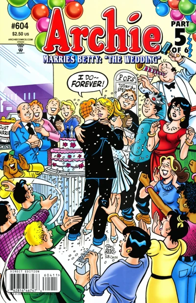 Cover of Archie Marries Betty: You May Kiss the Bride, Part 5
