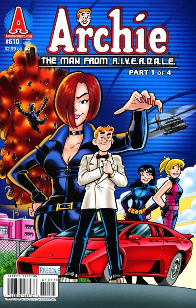 Cover of The Man from R.I.V.E.R.D.A.L.E. Part 1: The Blackest (and Bluest) Day!