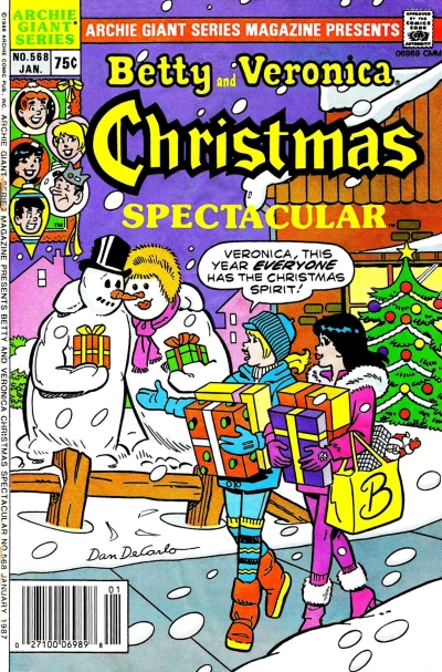 Cover of Betty and Veronica Christmas Special