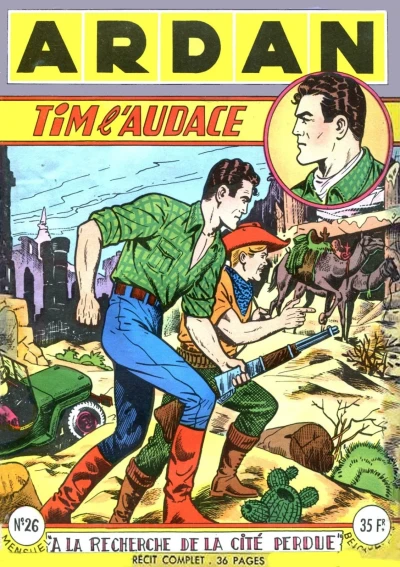 Cover of A la recherche de la cité perdue
