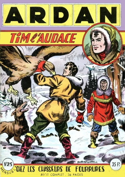 Cover of Chez les chasseurs de fourrure
