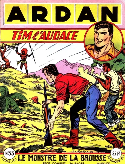 Cover of Le monstre de la brousse