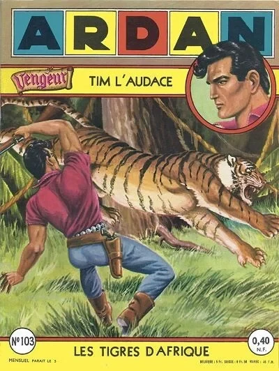 Cover of Les tigres d'Afrique