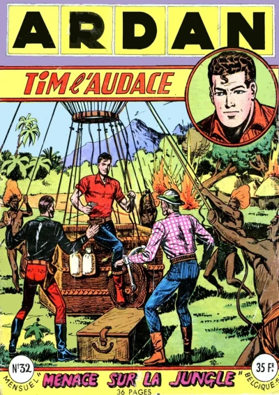 Cover of Menace sur la jungle