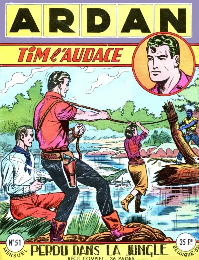 Cover of Perdu dans la jungle