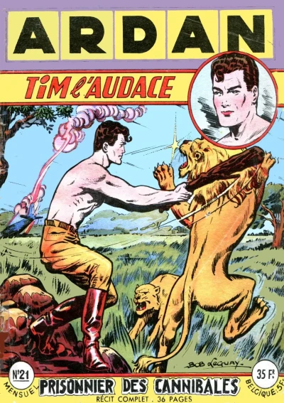 Cover of Prisonnier des cannibales