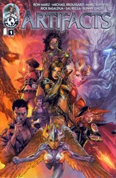 Cover of "Artifacts" part 1 of 13; "Origin: Witchblade"