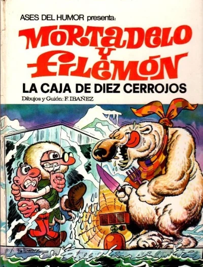 Cover of La caja de diez cerrojos