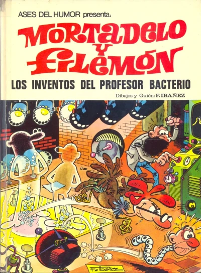Cover of Los inventos del profesor Bacterio