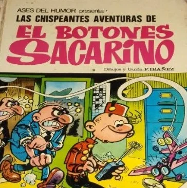 Cover of Las chispeantes aventuras de El botones Sacarino