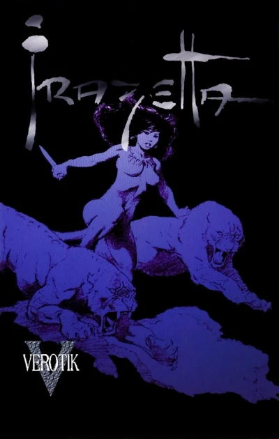 Cover of Featuring the fantastic art of Frank Frazetta