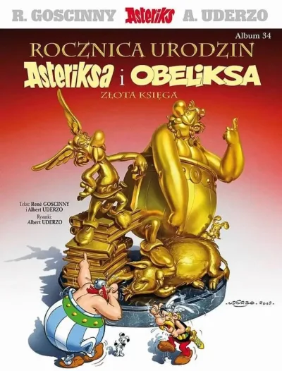 Cover of Rocznica urodzin Asteriksa i Obeliksa. Złota księga