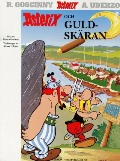 Cover of Asterix och guldskäran