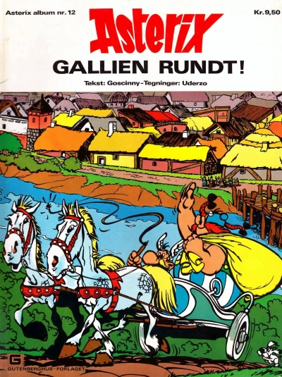 Cover of Asterix Gallien rundt!