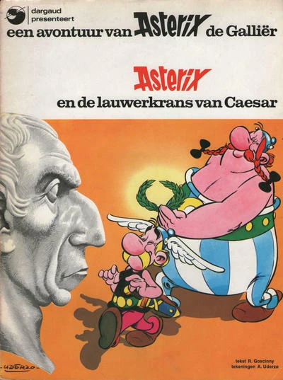 Cover of Asterix en de lauwerkrans van Caesar
